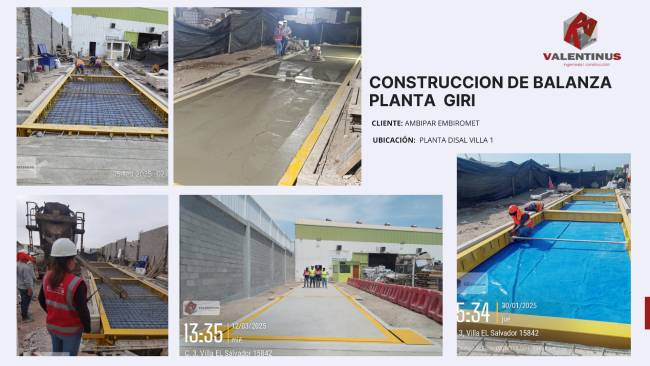 Construcción de Balanza
