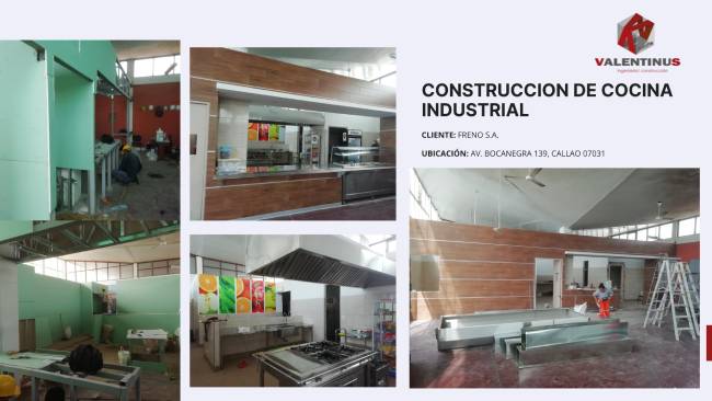 Construcción de cocina industrial