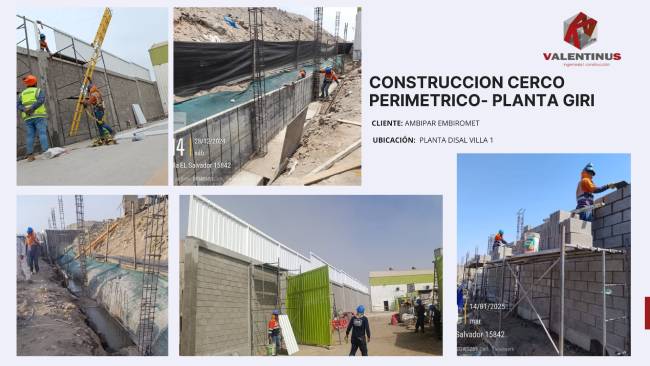 Construcción cerco perimétrico-planta Giri