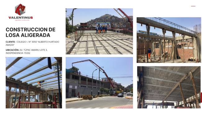 Construcción de losa aligerada