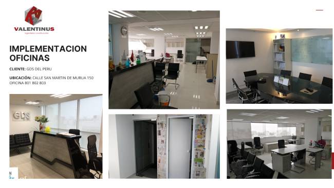 Implementación oficinas