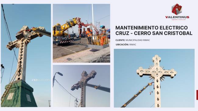 Mantenimiento eléctrico Cruz - Cerro San Cristobal