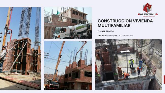 Construcción vivienda multifamiliar